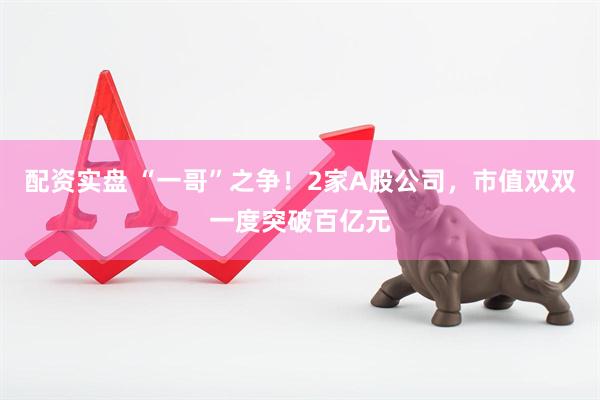配资实盘 “一哥”之争！2家A股公司，市值双双一度突破百亿元